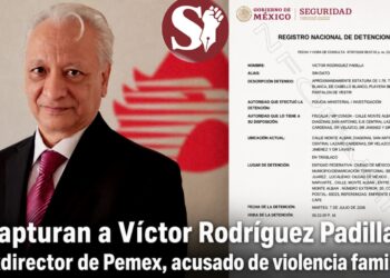Capturan a Víctor Rodríguez Padilla, exdirector de Pemex, acusado de violencia familiar
