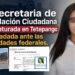 La secretaria de Vinculación Ciudadana fue capturada en Tetepango y trasladada ante las autoridades federales