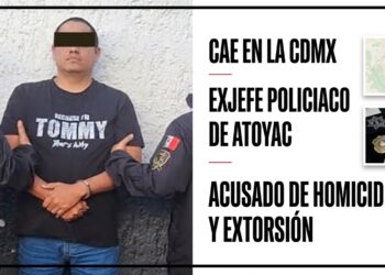Cae en la CDMX exjefe policiaco de Atoyac acusado de homicidio y extorsión