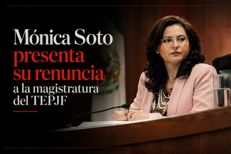 Mónica Soto presenta su renuncia a la magistratura del TEPJF