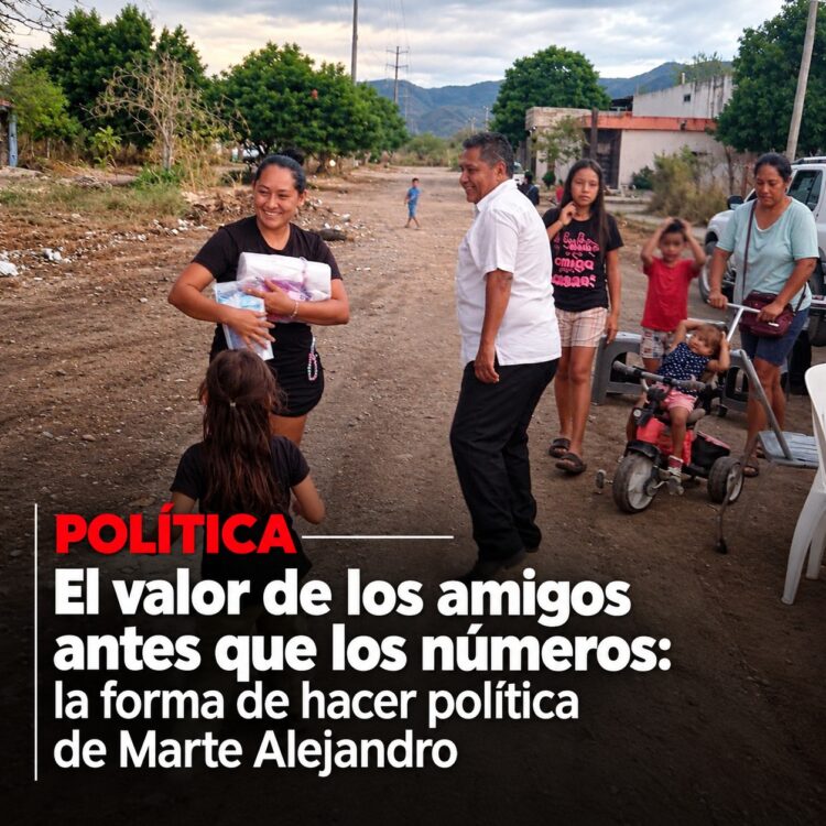 El valor de los amigos antes que los números: la forma de hacer política de Marte Alejandro