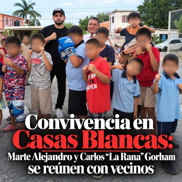 Convivencia en Casas Blancas: Marte Alejandro y Carlos “La Rana” Gorham se reúnen con vecinos