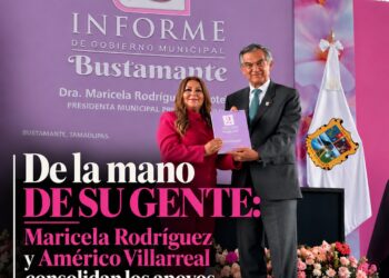 De la mano de su gente: Maricela Rodríguez y Américo Villarreal consolidan los apoyos y las obras en Bustamante
