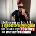 Detienen en EE. UU. a inspectora municipal de Tecate con 70 kilos de metanfetamina