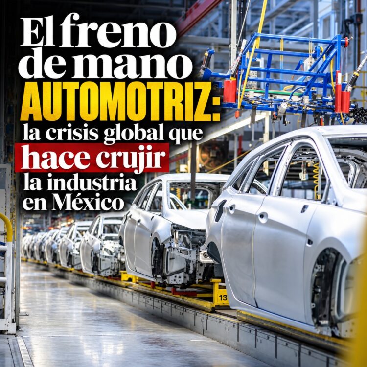 El freno de mano automotriz: la crisis global que hace crujir la industria en México