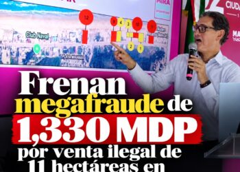 Frenan megafraude de 1,330 MDP por venta ilegal de 11 hectáreas en Playa Miramar
