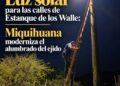 Luz solar para las calles de Estanque de los Walle: Miquihuana moderniza el alumbrado del ejido