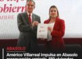 Américo Villarreal impulsa en Abasolo reconversión agrícola, 180 viviendas y puente hacia Jiménez