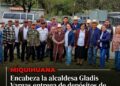 Encabeza la alcaldesa Gladis Vargas entrega de depósitos de agua a 30 familias en Altamira