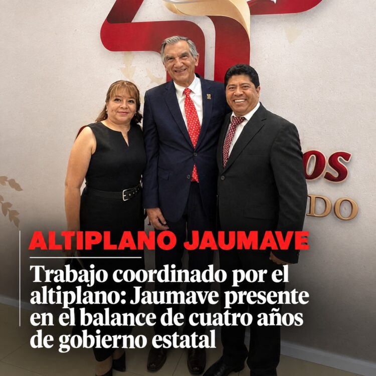 Trabajo coordinado por el altiplano: Jaumave presente en el balance de cuatro años de gobierno estatal